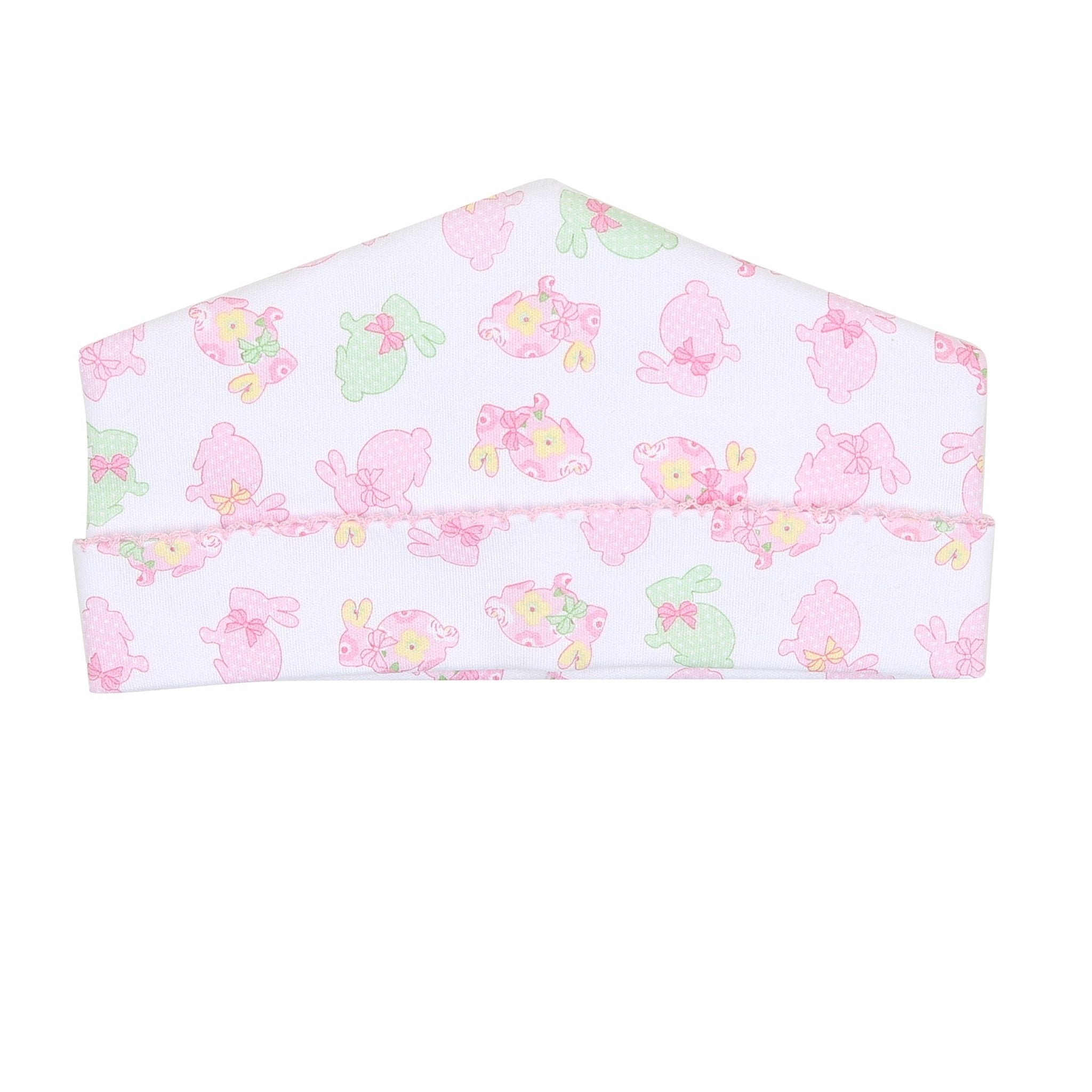 Little Cottontails Pink Printed Hat - Magnolia BabyHat