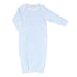Mini Stripes Lap Gown - Light Blue - Magnolia BabyGown