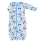 Panda Love Blue Print Converter - Magnolia BabyConverter Gown