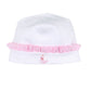 Princess Swan Pink Embroidered Ruffle Hat - Magnolia BabyHat