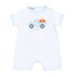 Pumpkin Picking Applique Blue Short Playsuit - Magnolia BabyShort Playsuit
