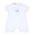 Putting Around Blue Embroidered Toddler Short Playsuit - Magnolia BabyShort Playsuit
