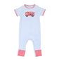 Sound the Alarm Applique Short Sleeve Playsuit - Magnolia BabyPlaysuit