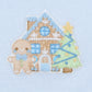 Sweet Gingerbread Blue Embroidered Collared Long Sleeve Diaper Cover Set - Magnolia BabyDiaper Cover