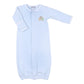 Sweet Gingerbread Blue Embroidered Converter - Magnolia BabyConverter Gown