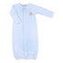 Sweet Gingerbread Blue Embroidered Converter - Magnolia BabyConverter Gown