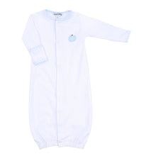 Sweet Pumpkin Blue Embroidered Converter - Magnolia BabyConverter Gown