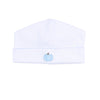 Sweet Pumpkin Blue Embroidered Hat - Magnolia BabyHat