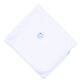 Sweet Pumpkin Blue Embroidered Receiving Blanket - Magnolia BabyReceiving Blanket