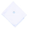 Sweet Pumpkin Blue Embroidered Receiving Blanket - Magnolia BabyReceiving Blanket