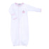 Sweet Pumpkin Pink Embroidered Converter - Magnolia BabyConverter Gown