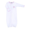 Sweet Pumpkin Pink Embroidered Converter - Magnolia BabyConverter Gown