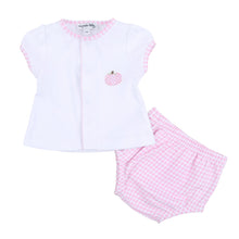  Sweet Pumpkin Pink Embroidered Ruffle Diaper Cover Set - Magnolia BabyDiaper Cover
