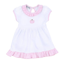  Sweet Pumpkin Pink Embroidered Short Sleeve Dress Set - Magnolia BabyDress