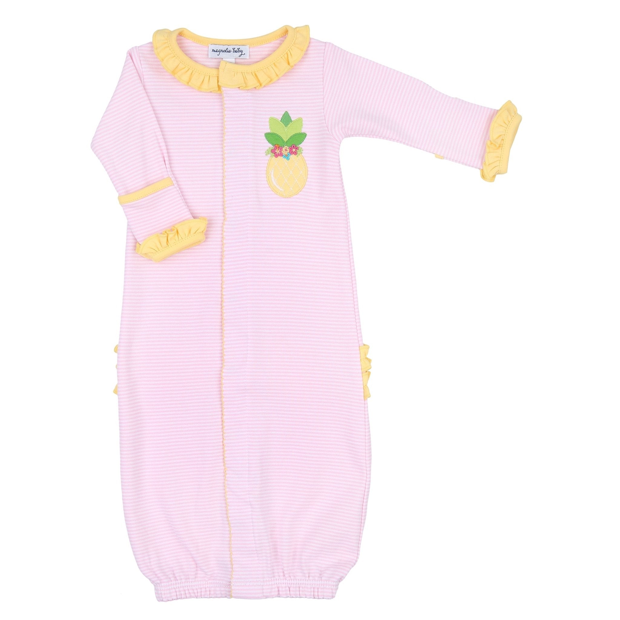 Tropical Pineapple Combo Ruffle Converter - Magnolia BabyConverter Gown