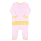 Tropical Pineapple Combo Ruffle Lap Footie - Magnolia BabyFootie