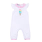 Whats the Scoop! Ruffle Flutters Playsuit - Magnolia BabyPlaysuit