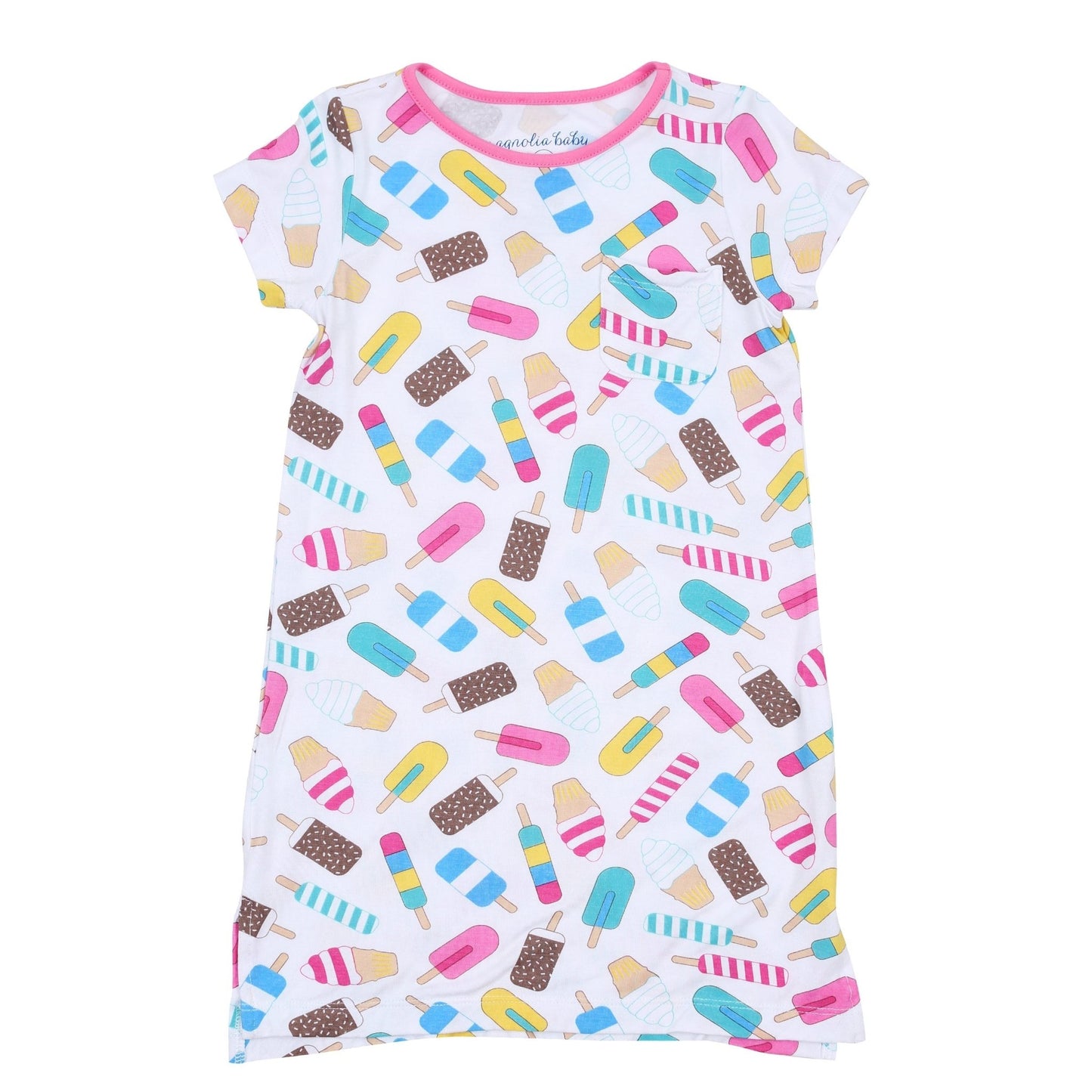 Yummy Treats Girl's Infant/Toddler Short Sleeve Nightdress - Magnolia BabyNightdress