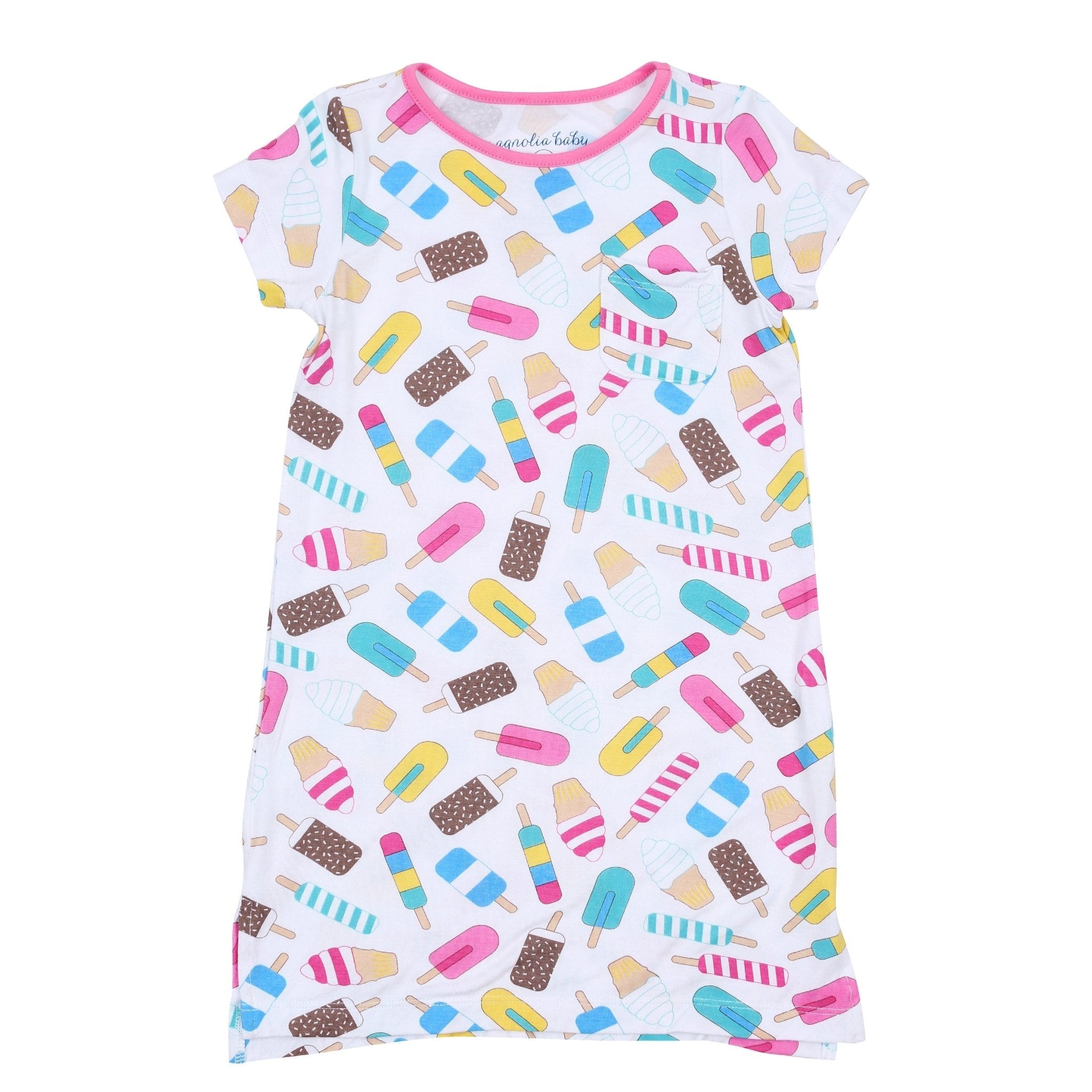 Yummy Treats Girl's Infant/Toddler Short Sleeve Nightdress - Magnolia BabyNightdress