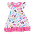 Yummy Treats Print Flutters Dress Set - Magnolia BabyDress