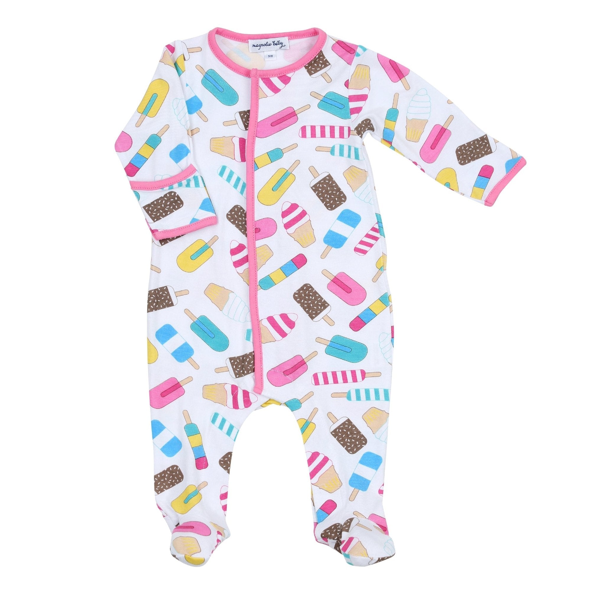 Yummy Treats Print Footie - Magnolia BabyFootie